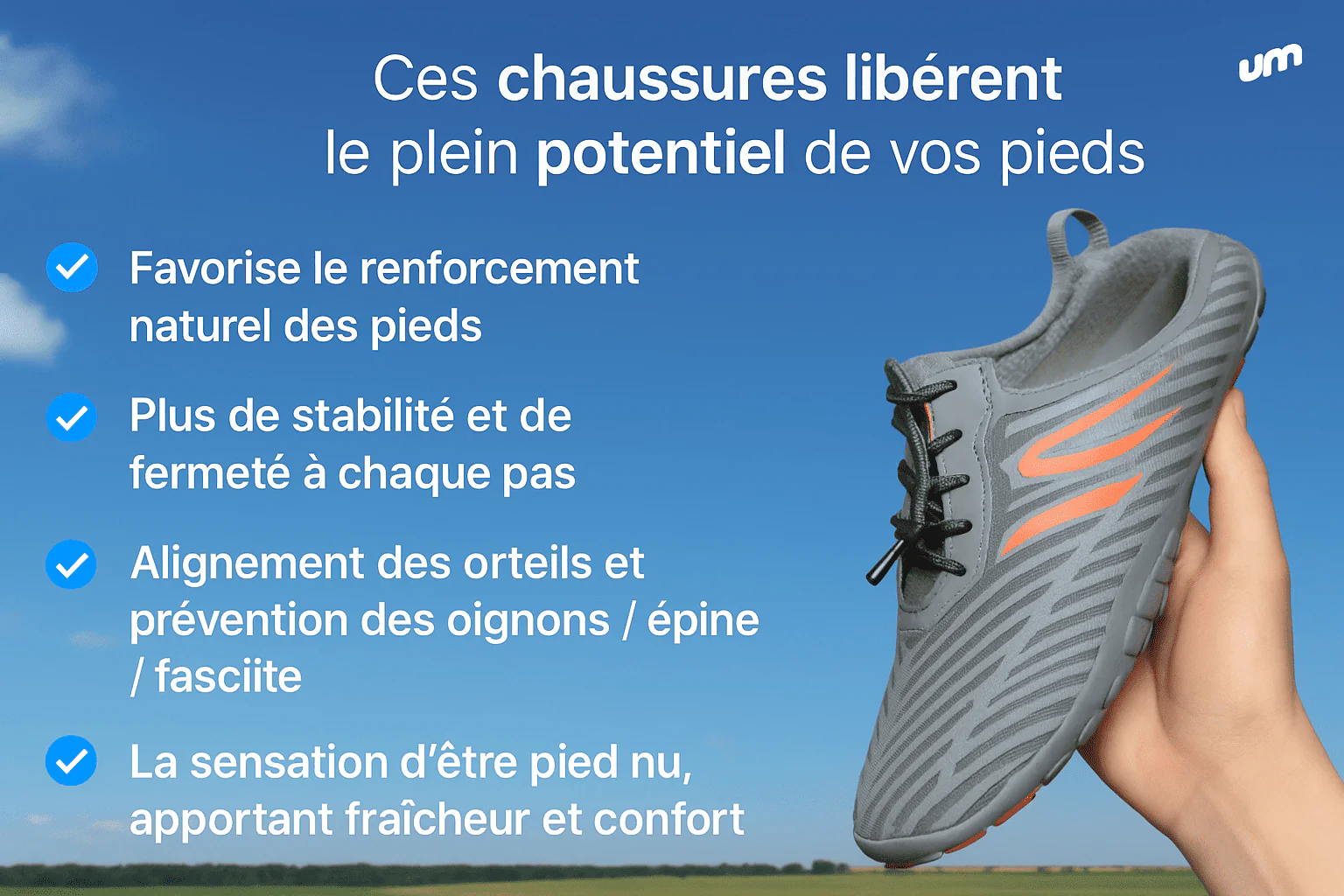 Chaussure Technologique Terra Max – Confort extrême, Ultra légère, Barefoot et Orthopédique - Image 3