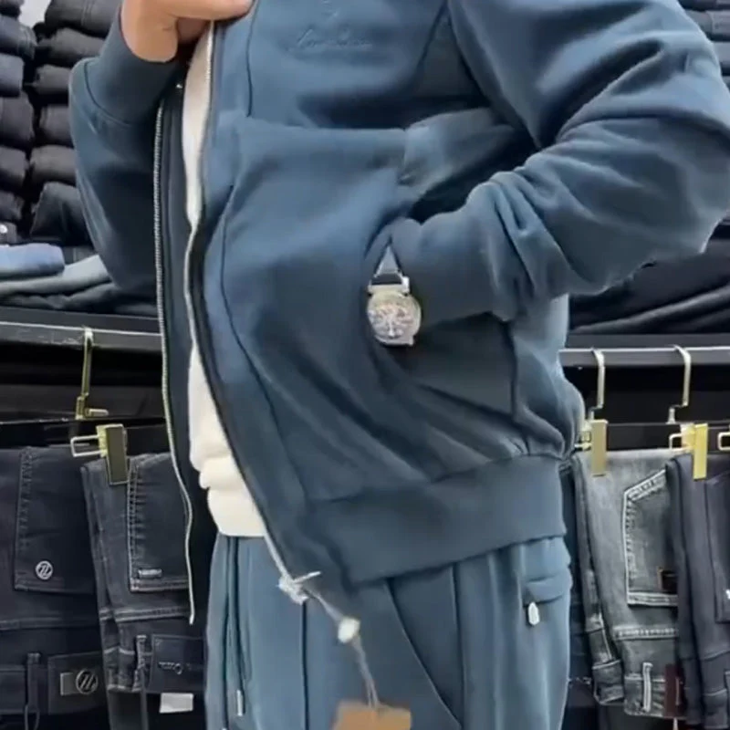 Ensemble deux pièces veste et pantalon décontractés pour homme - Image 3